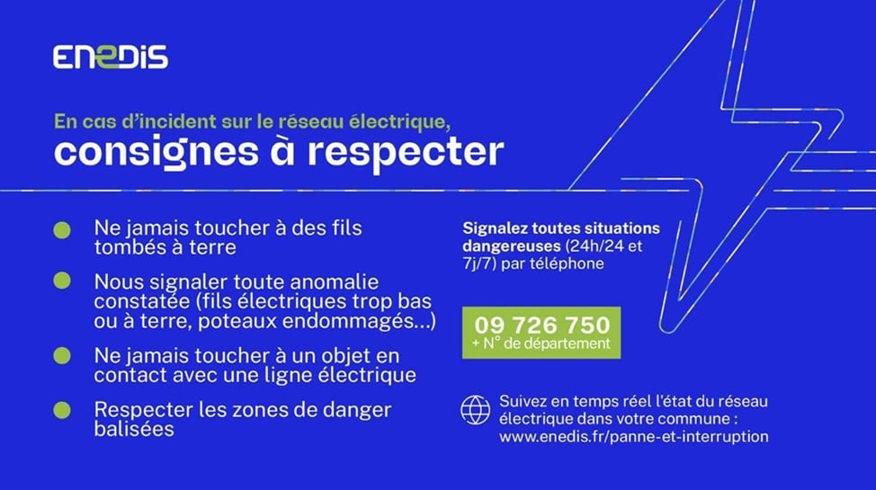 Enedis - Consignes de sécurité